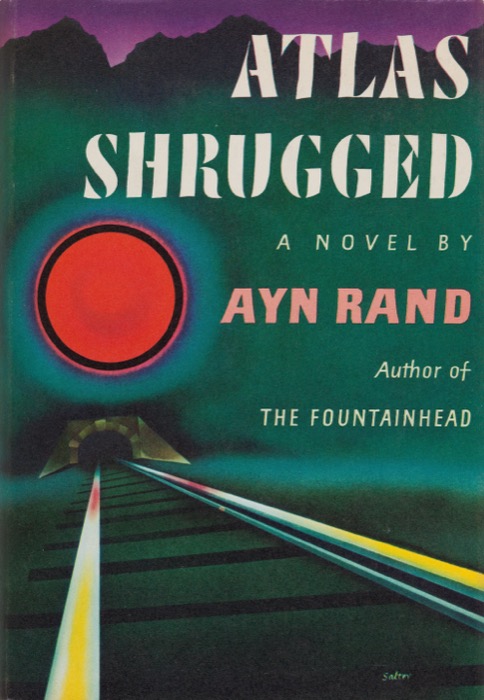First-edition jacket of Atlas Shrugged