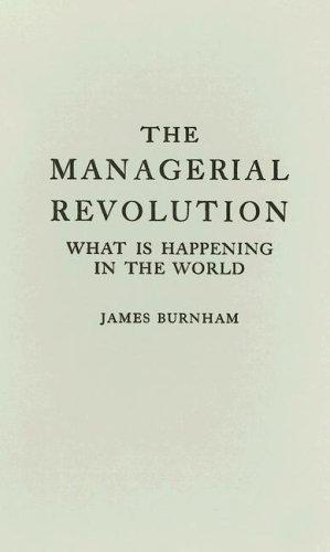 Cover of The Managerial Revolution by James Burnham