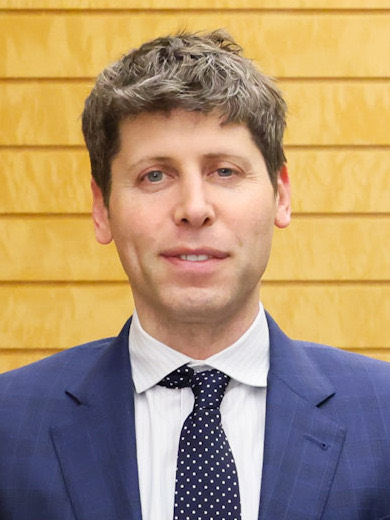 Sam Altman portrait in 2025