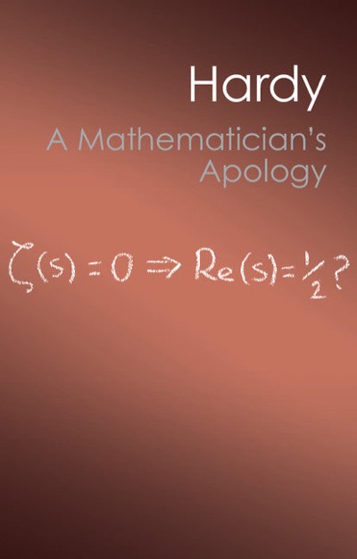 Cover of A Mathematician’s Apology by G. H. Hardy